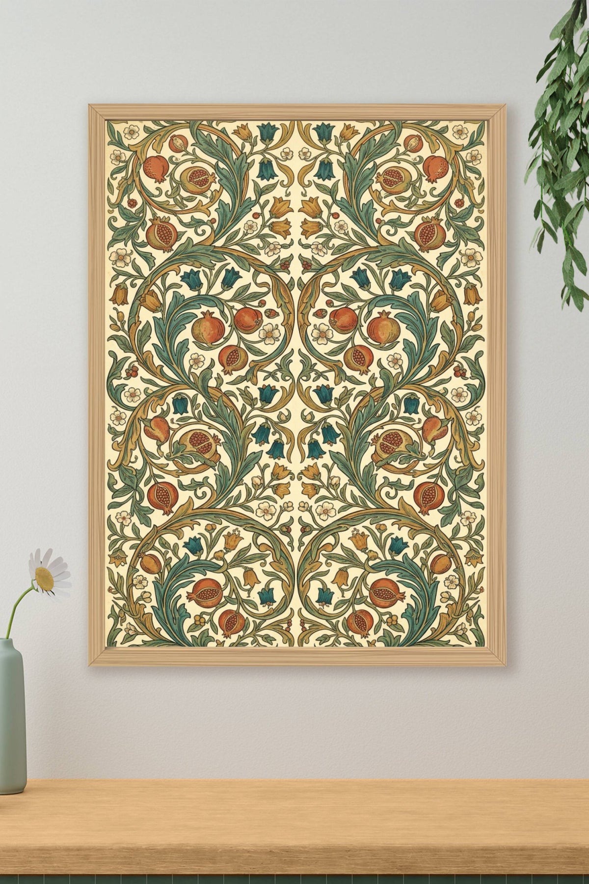 Affiche de grenadiers, poster vintage William Morris