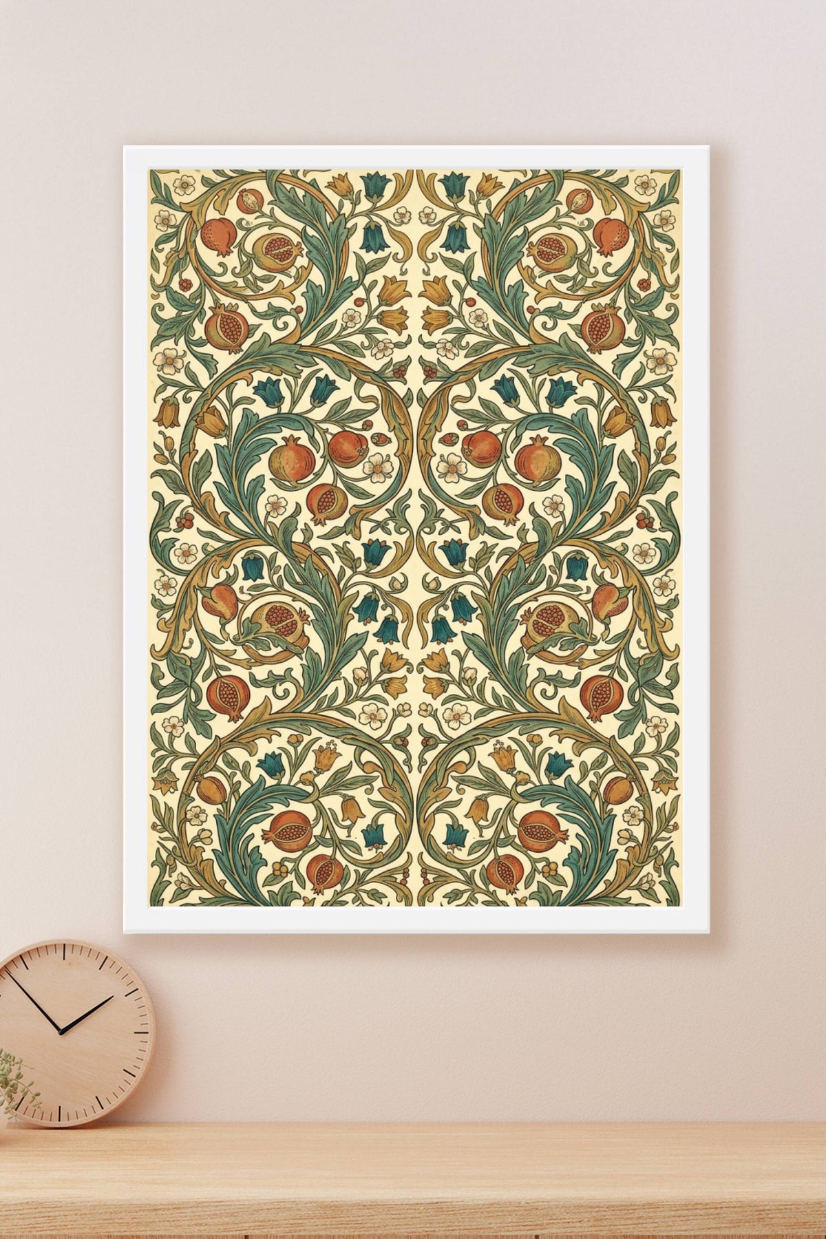 Affiche de grenadiers, poster vintage William Morris