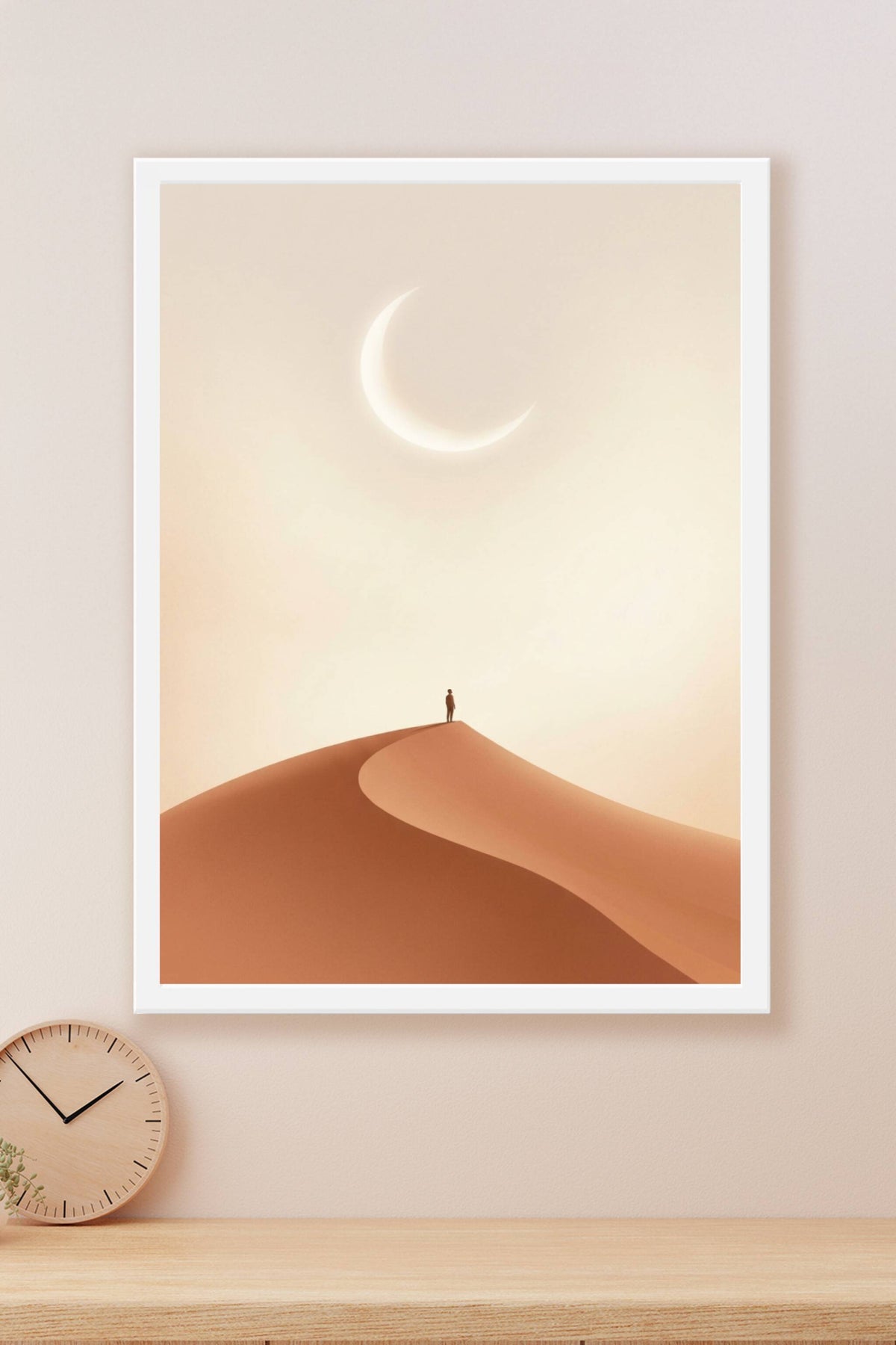 Affiche de dune, poster croissant de lune