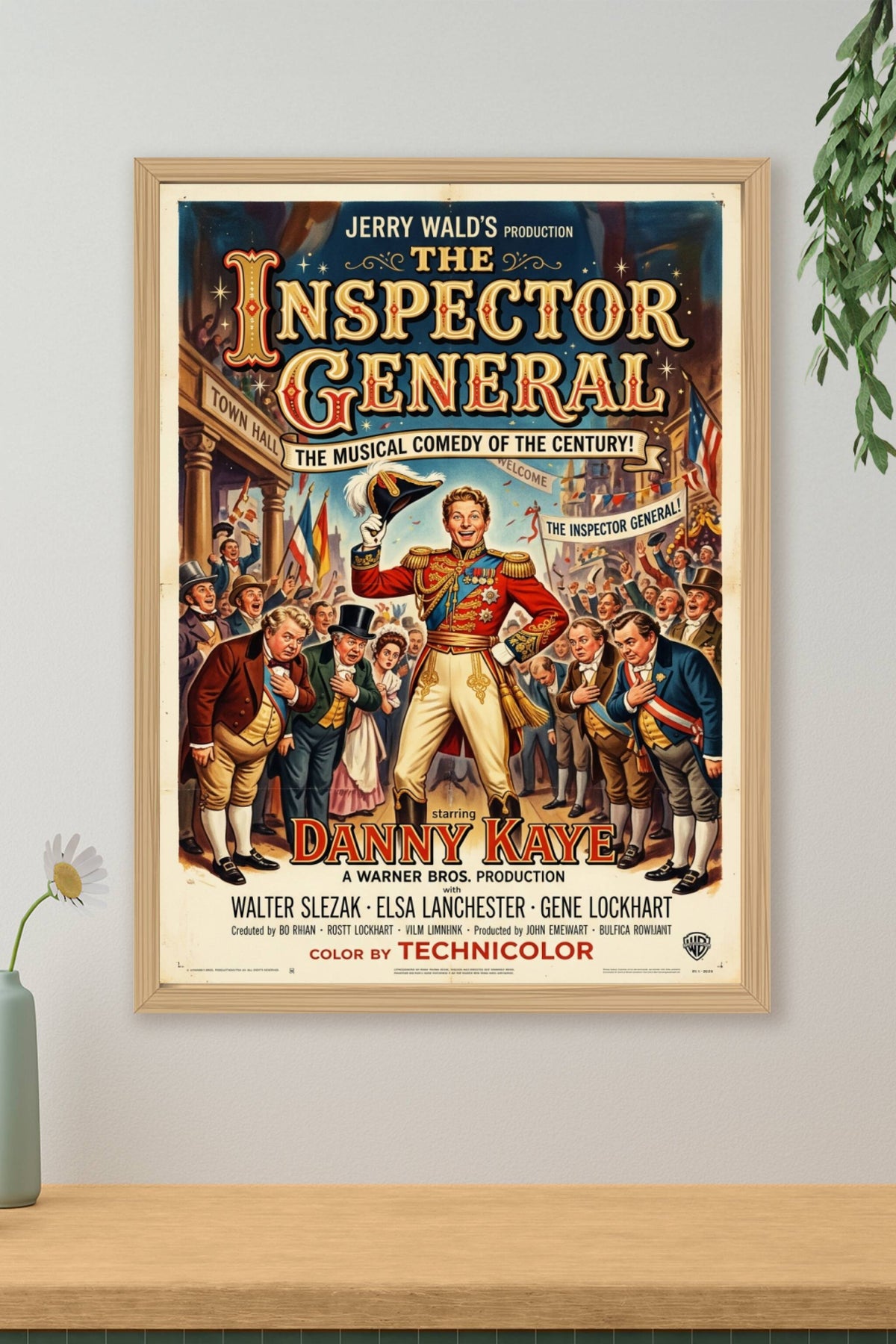 Affiche The Inspector General, poster Danny Kaye