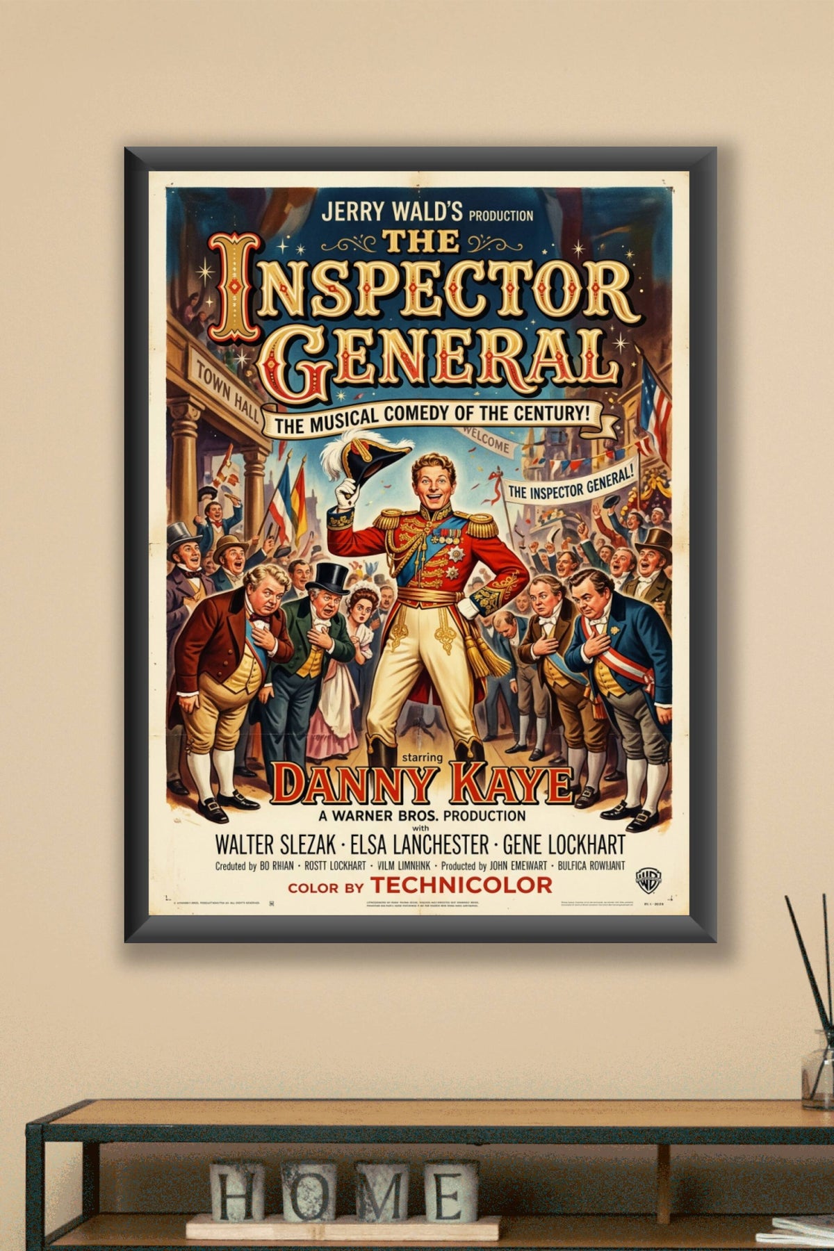 Affiche The Inspector General, poster Danny Kaye