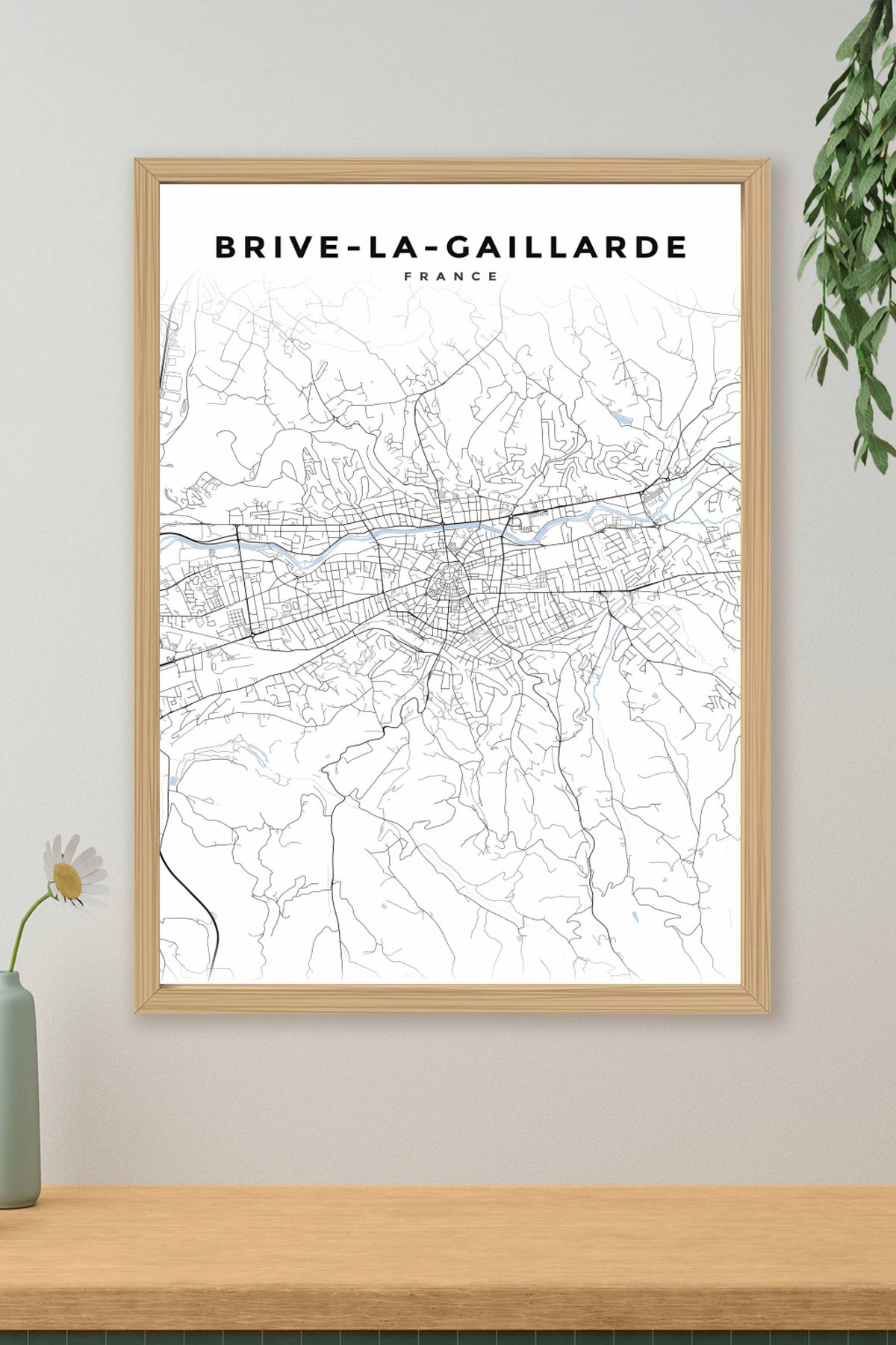 Affiche de Brive-la-Gaillarde, poster ville | Afich