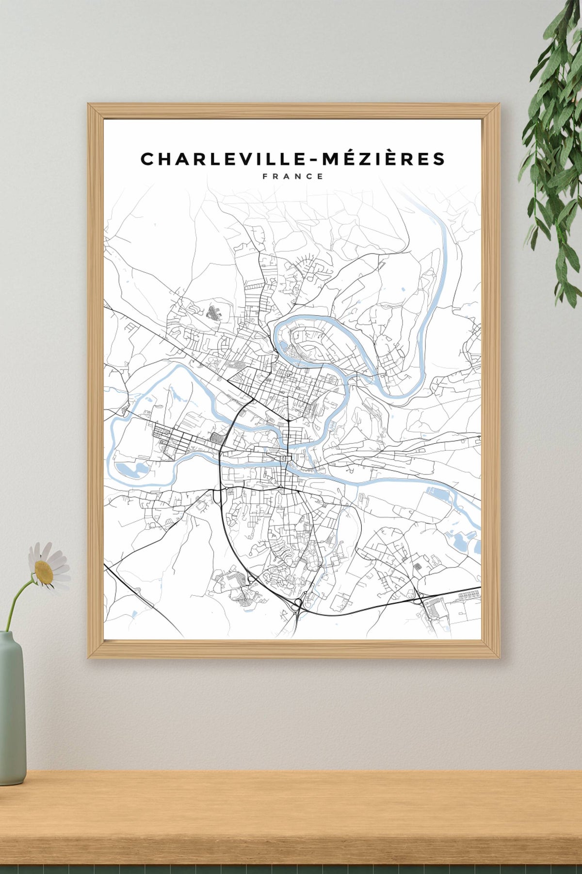 Affiche de Charleville-Mézières, poster de ville | Afich