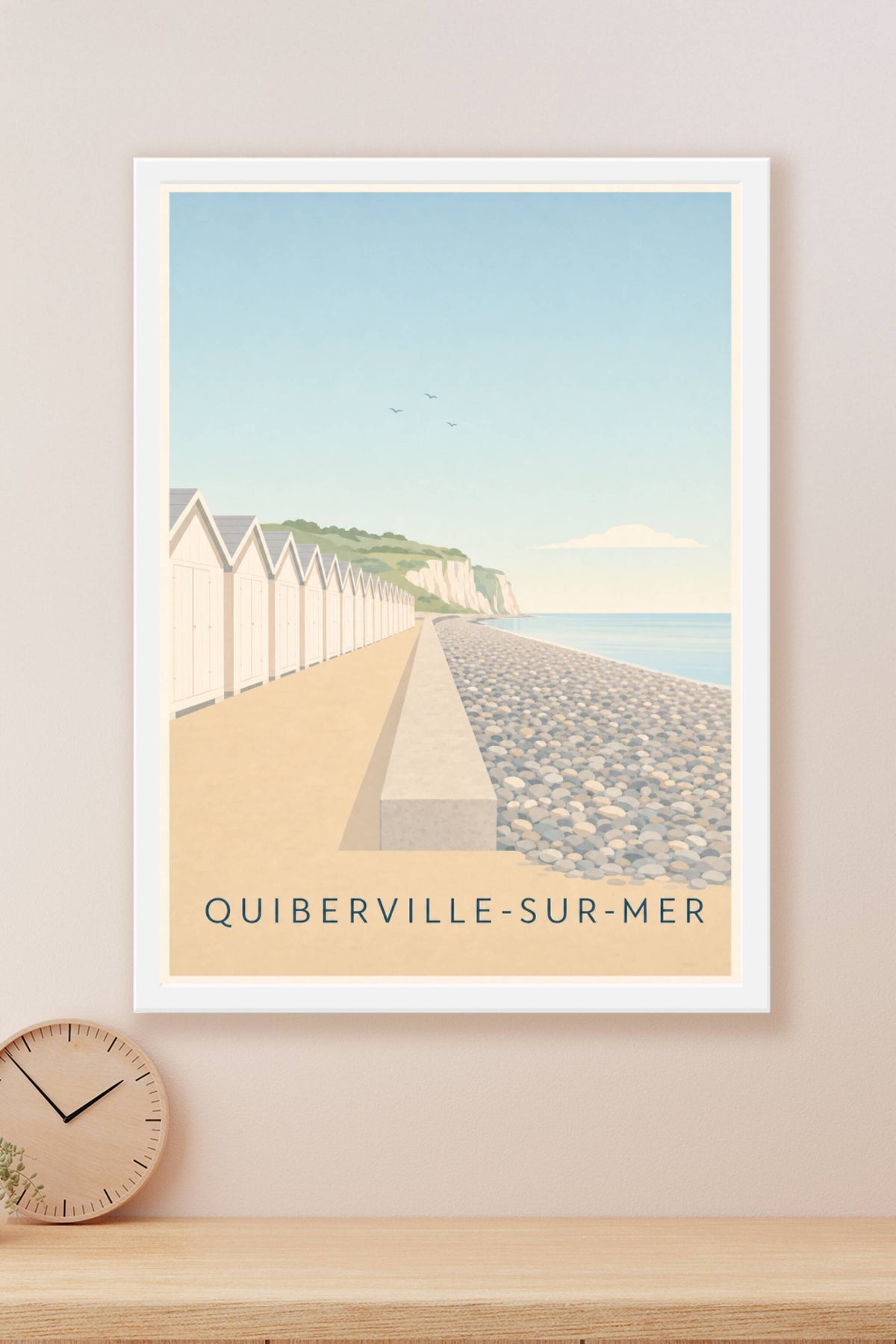 Affiche de Quiberville-sur-Mer, poster de plage