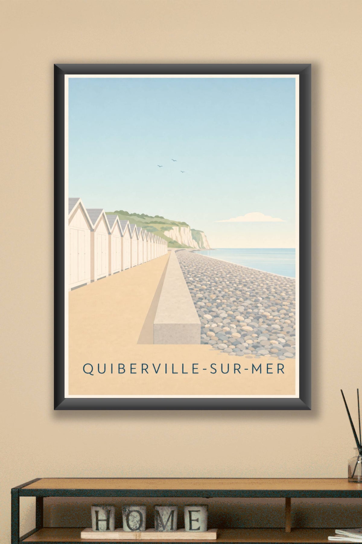 Affiche de Quiberville-sur-Mer, poster de plage