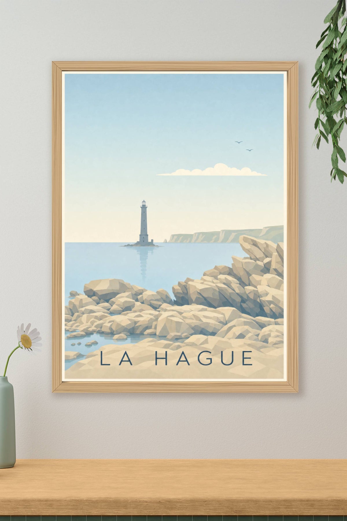 Affiche de La Hague, poster phare de Goury