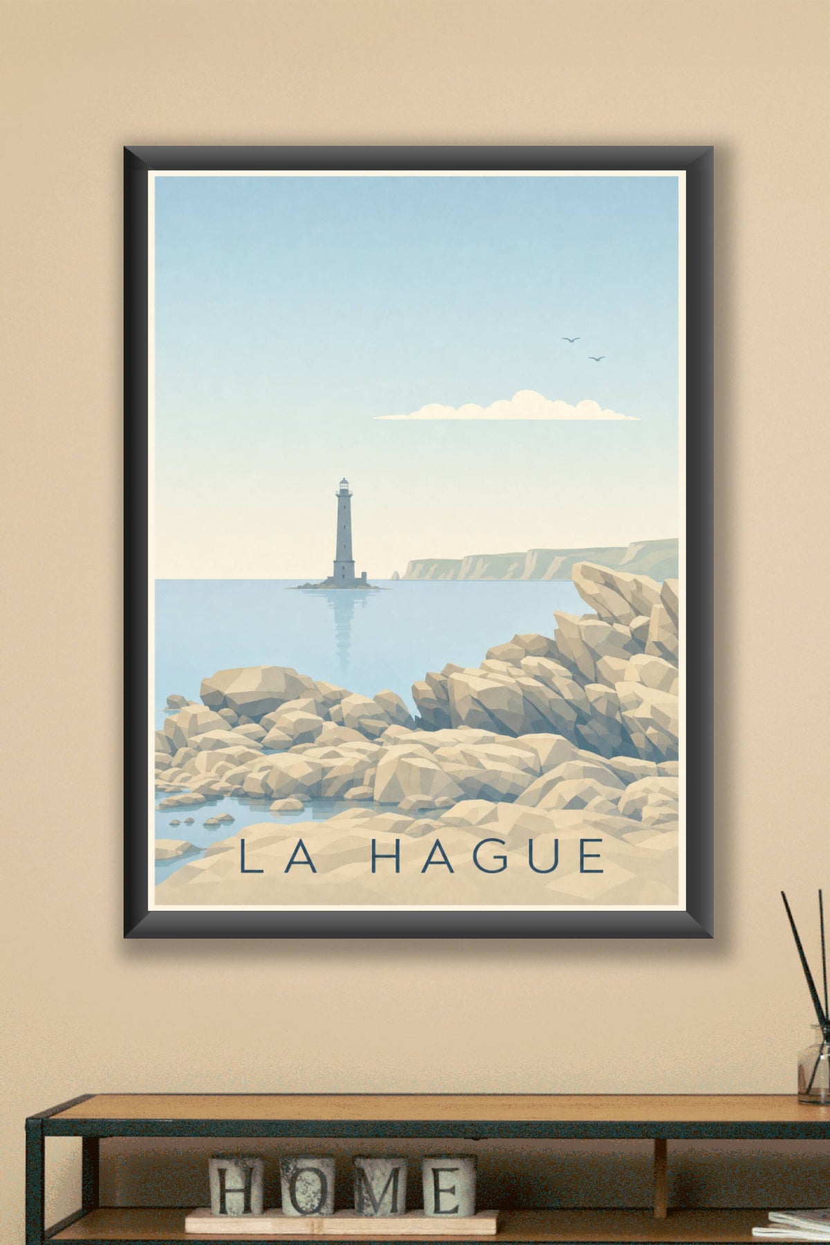 Affiche de La Hague, poster phare de Goury