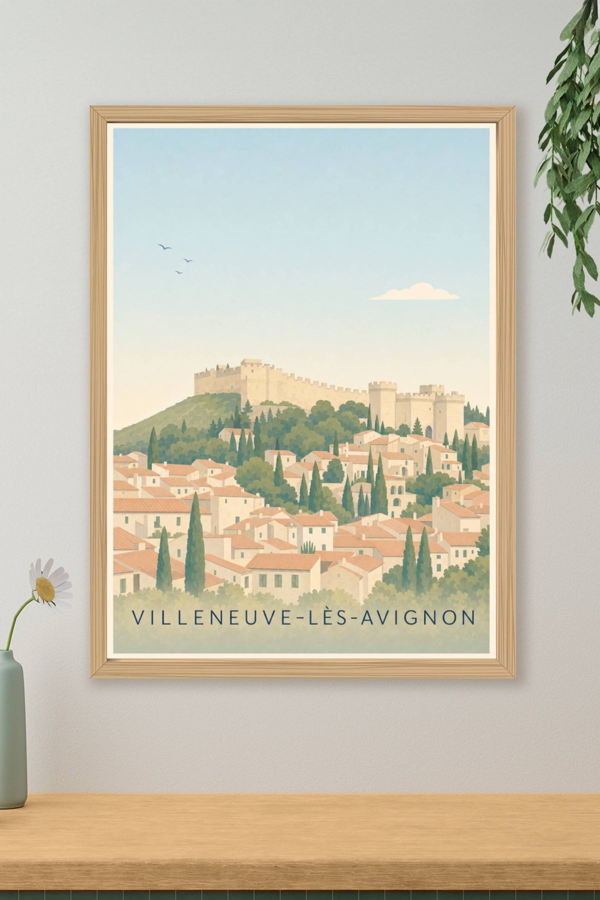 Affiche de Villeneuve-lès-Avignon, Fort Saint-André