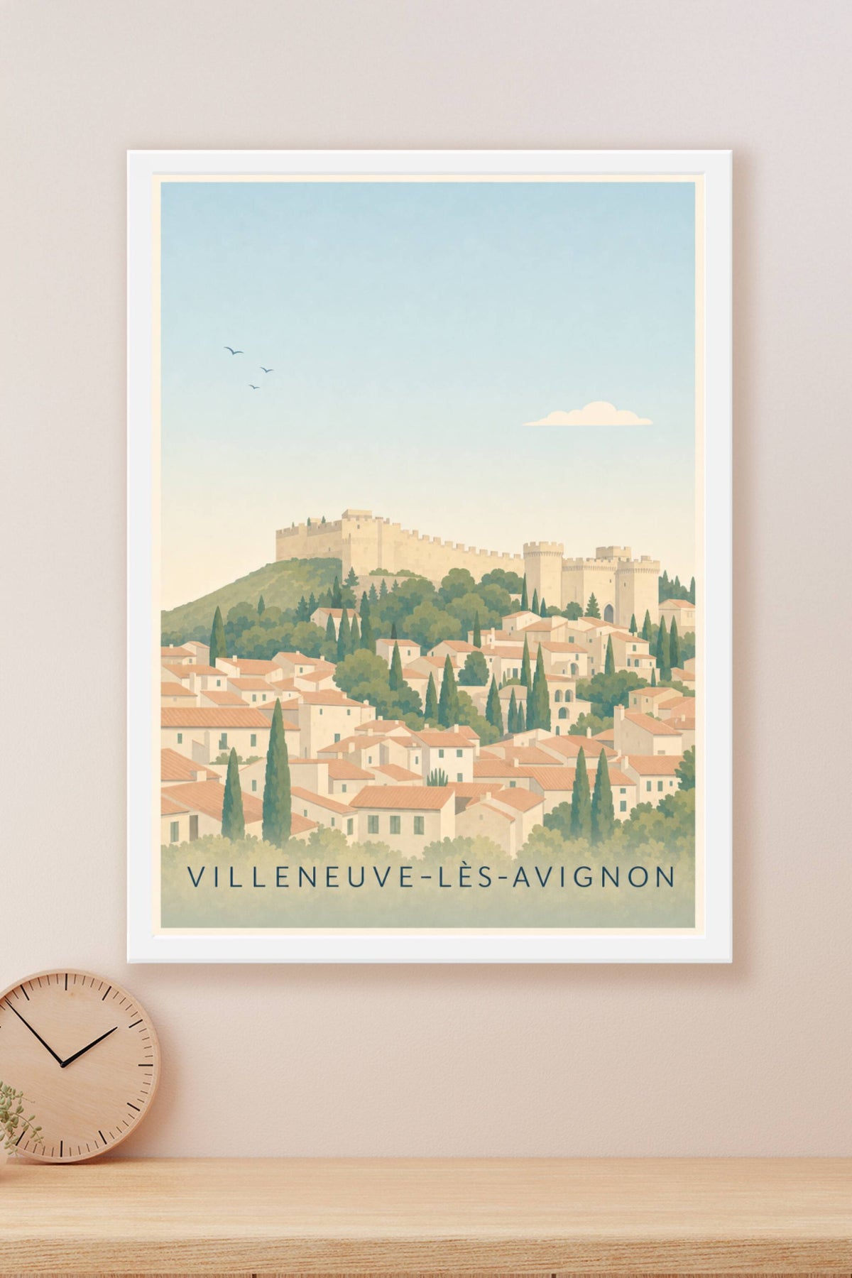 Affiche de Villeneuve-lès-Avignon, Fort Saint-André
