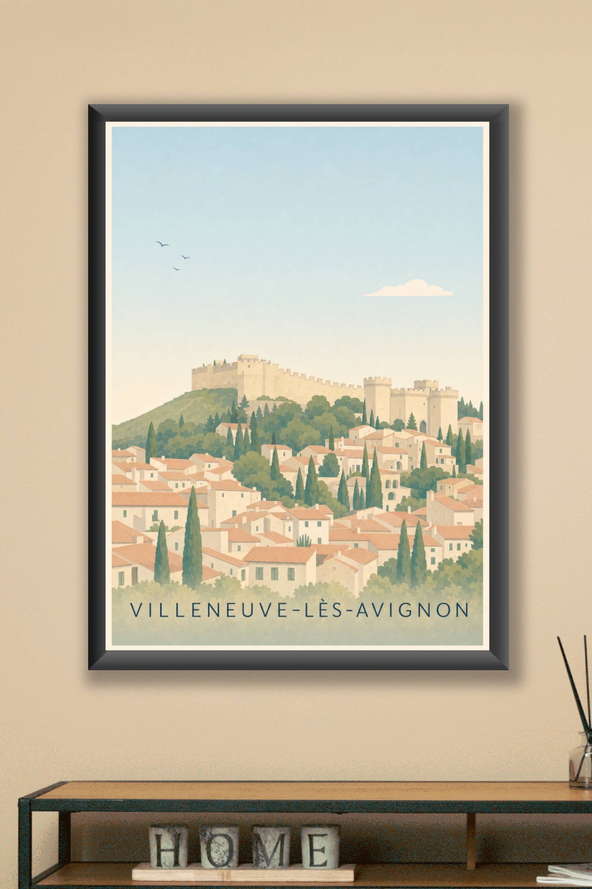 Affiche de Villeneuve-lès-Avignon, Fort Saint-André