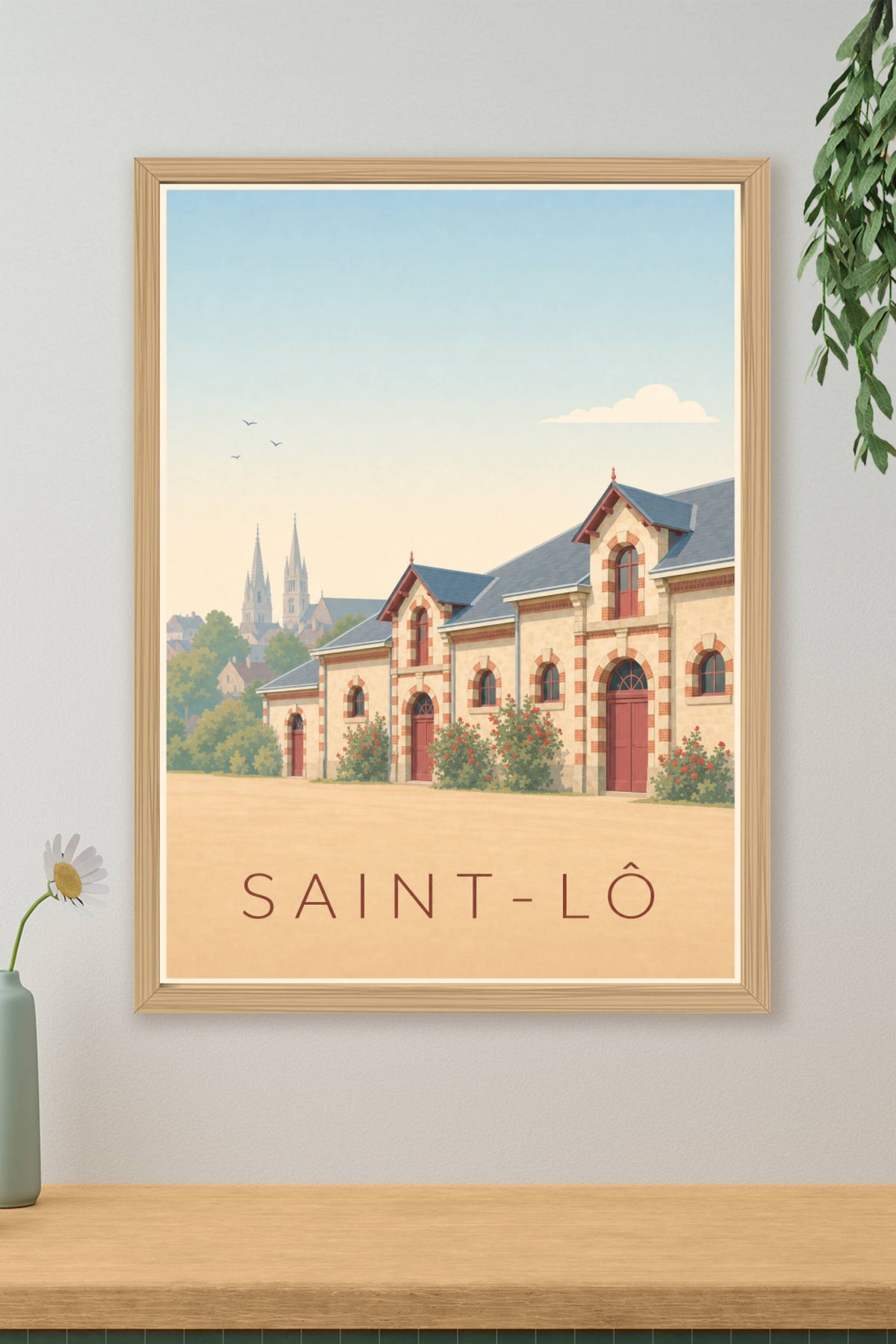 Affiche de Saint-Lô, le Haras national en poster