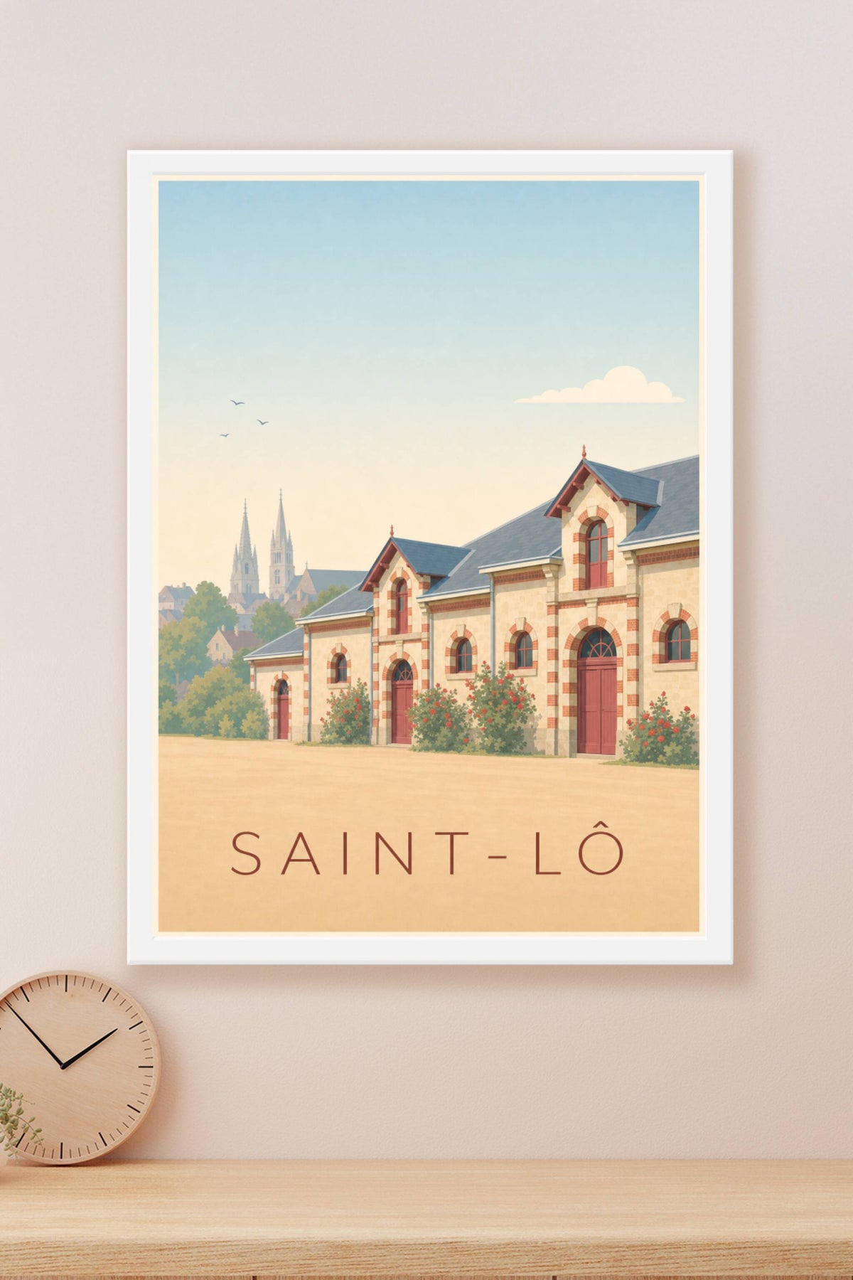 Affiche de Saint-Lô, le Haras national en poster