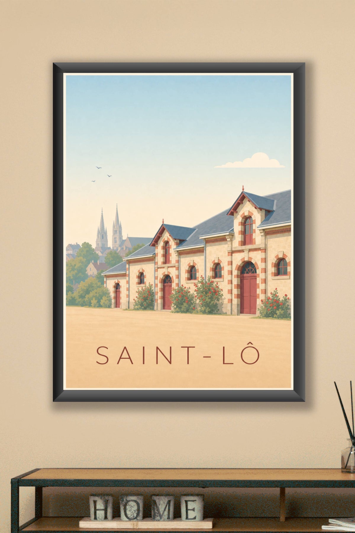 Affiche de Saint-Lô, le Haras national en poster