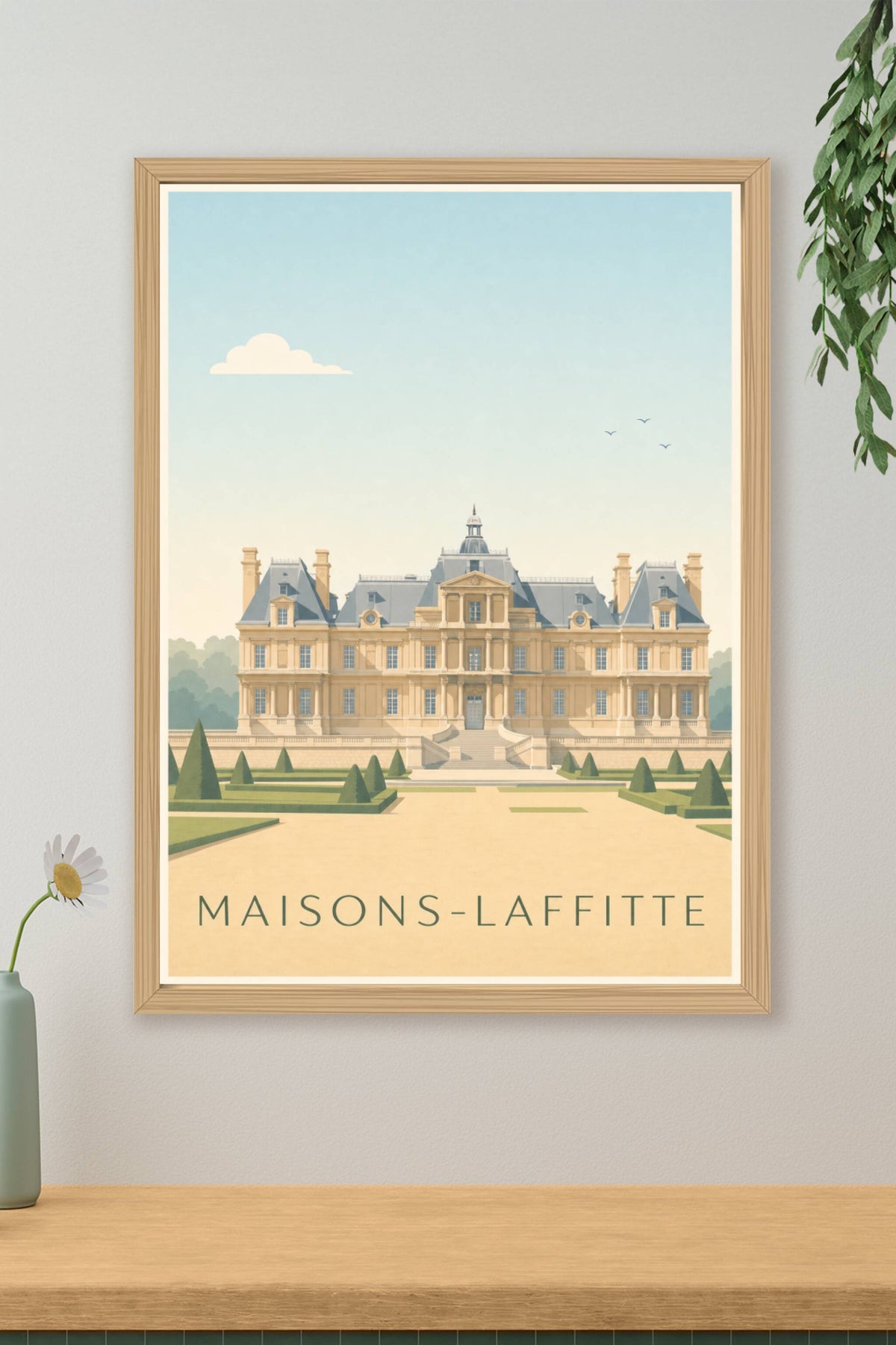 Affiche de Maisons-Laffitte, le château classique