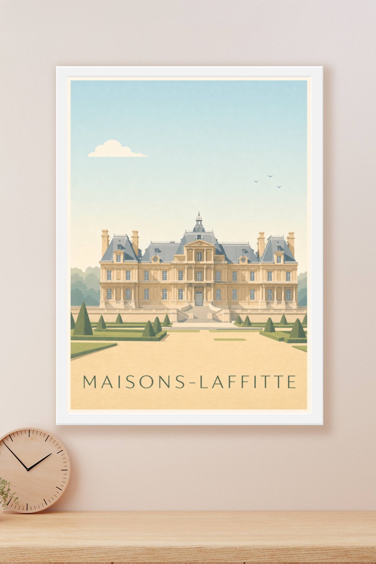 Affiche de Maisons-Laffitte, le château classique