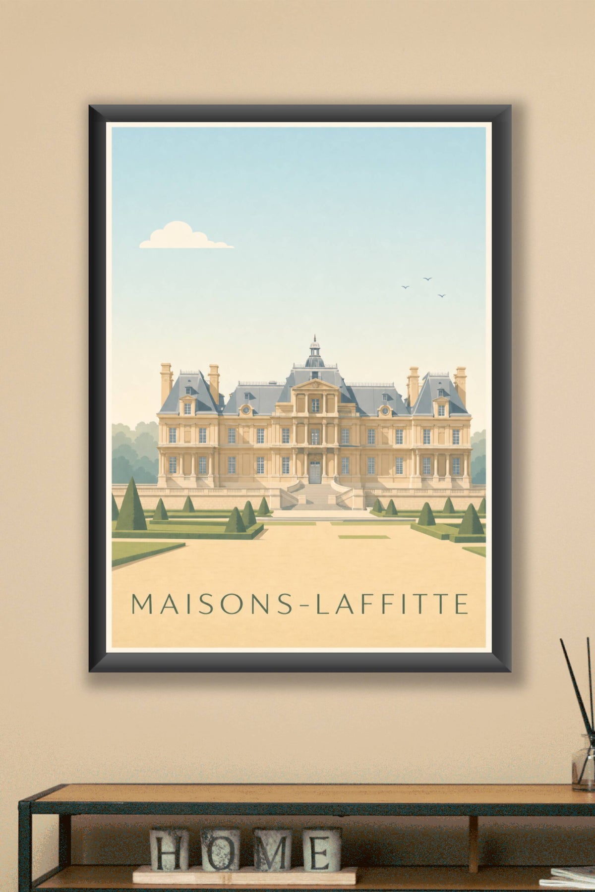 Affiche de Maisons-Laffitte, le château classique