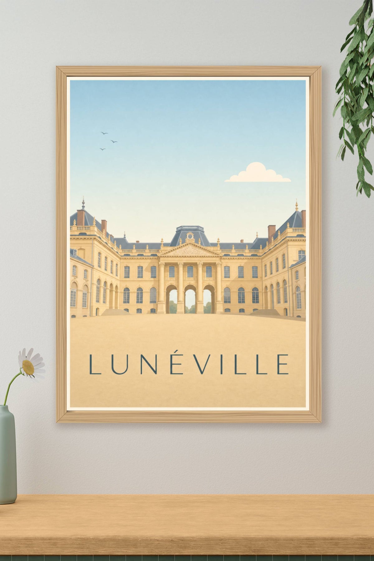 Affiche de Lunéville, le château des Lumières
