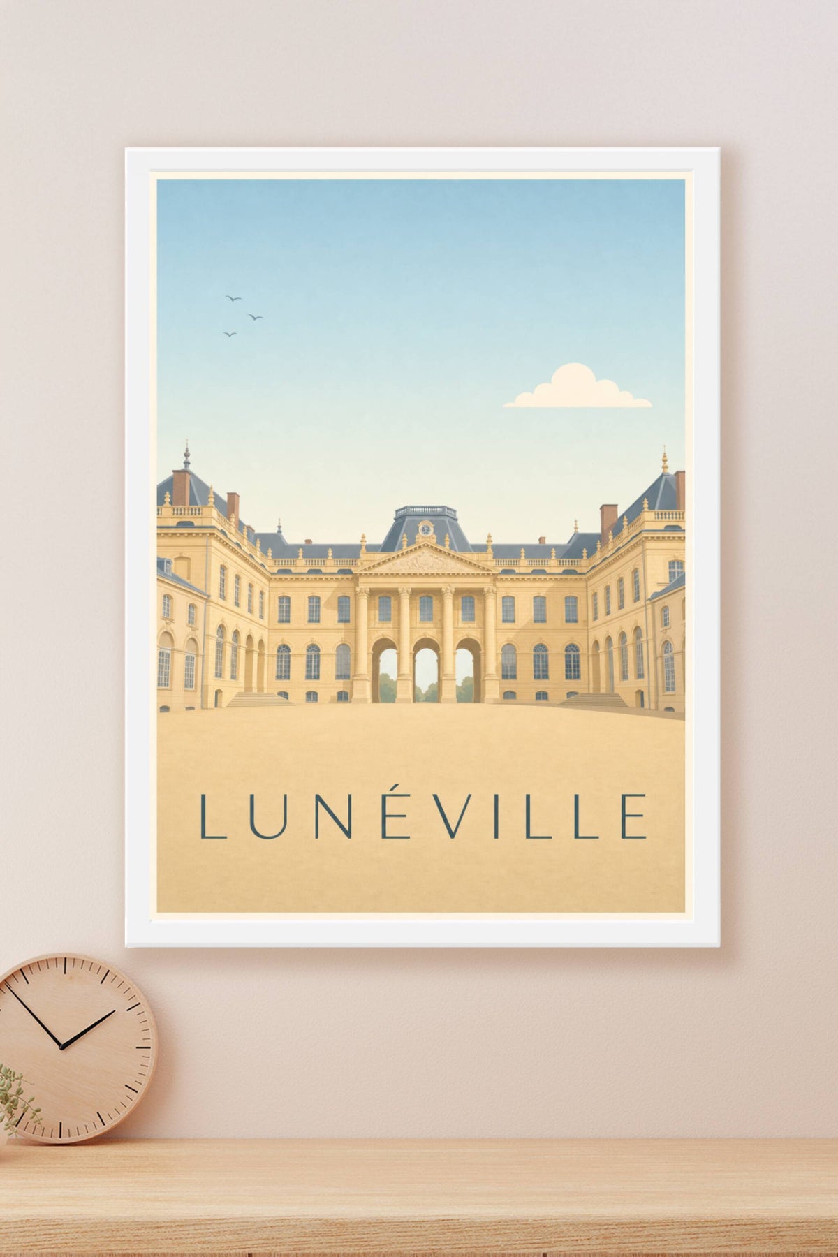 Affiche de Lunéville, le château des Lumières