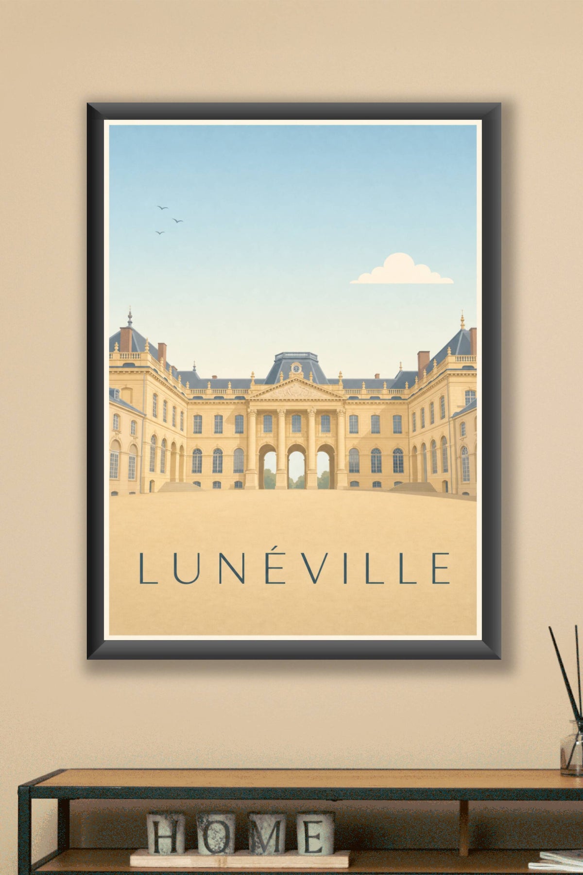 Affiche de Lunéville, le château des Lumières