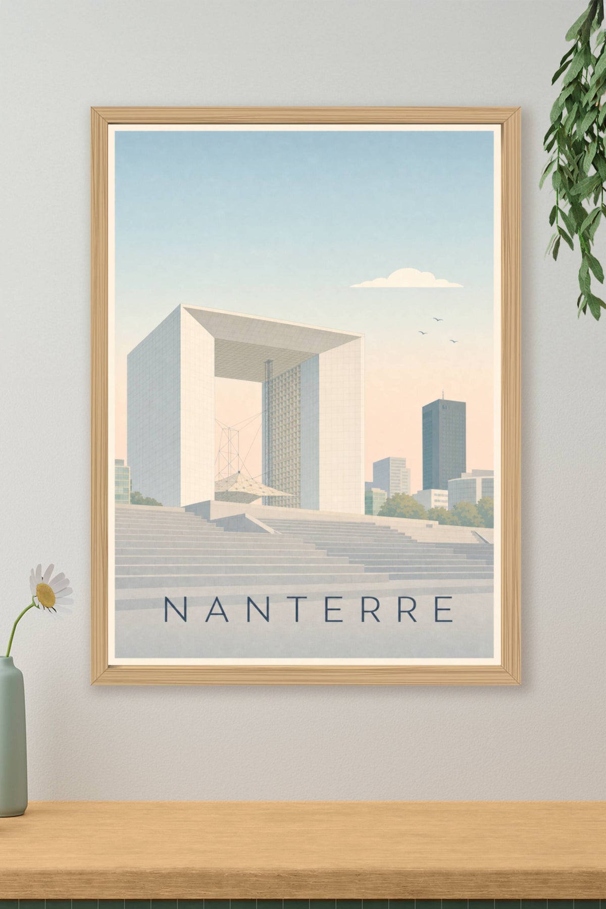 Affiche de Nanterre, poster de la Grande Arche