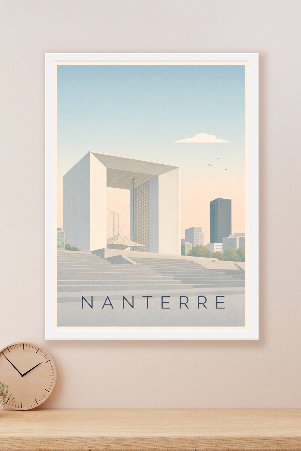 Affiche de Nanterre, poster de la Grande Arche