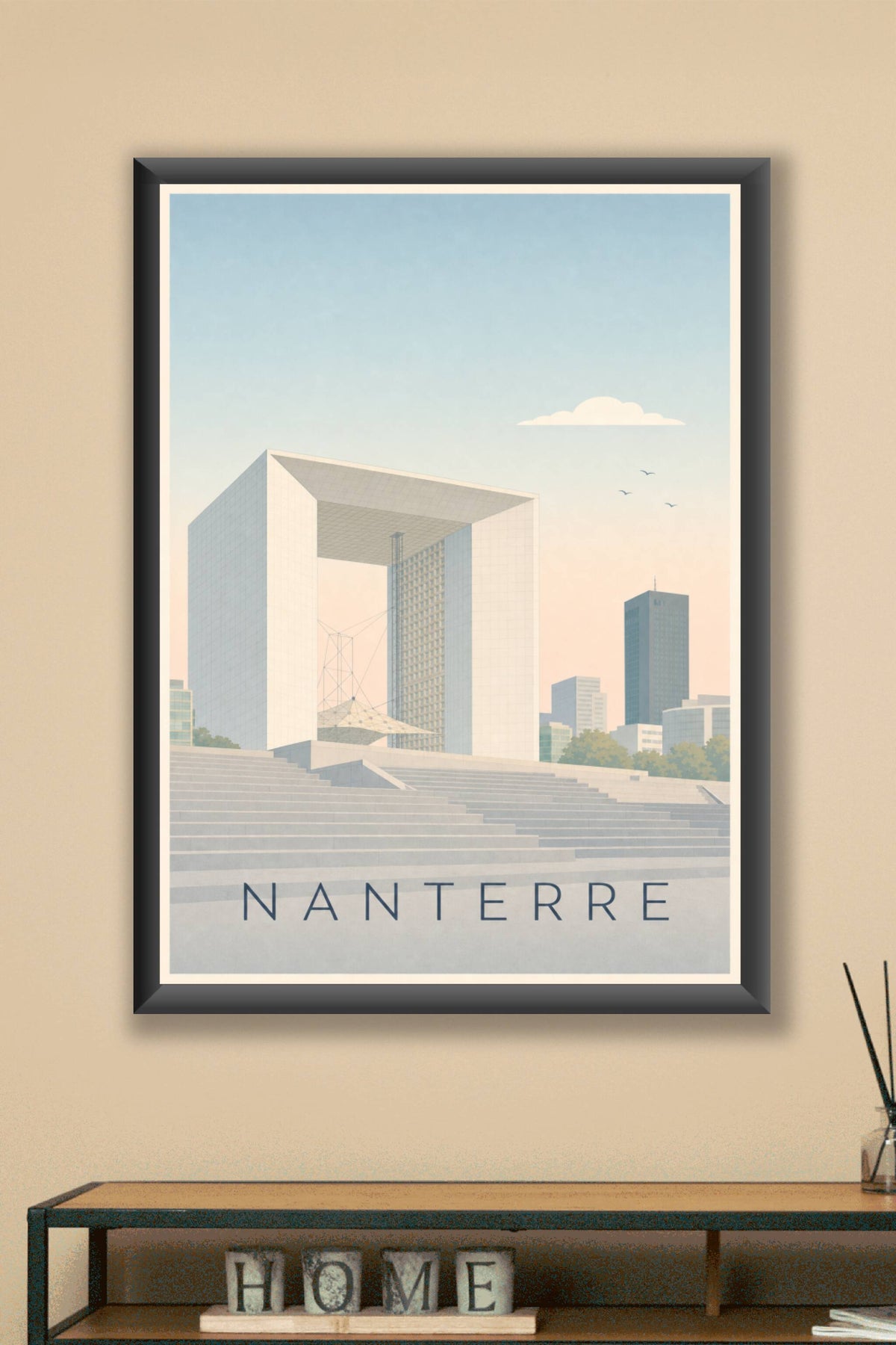 Affiche de Nanterre, poster de la Grande Arche