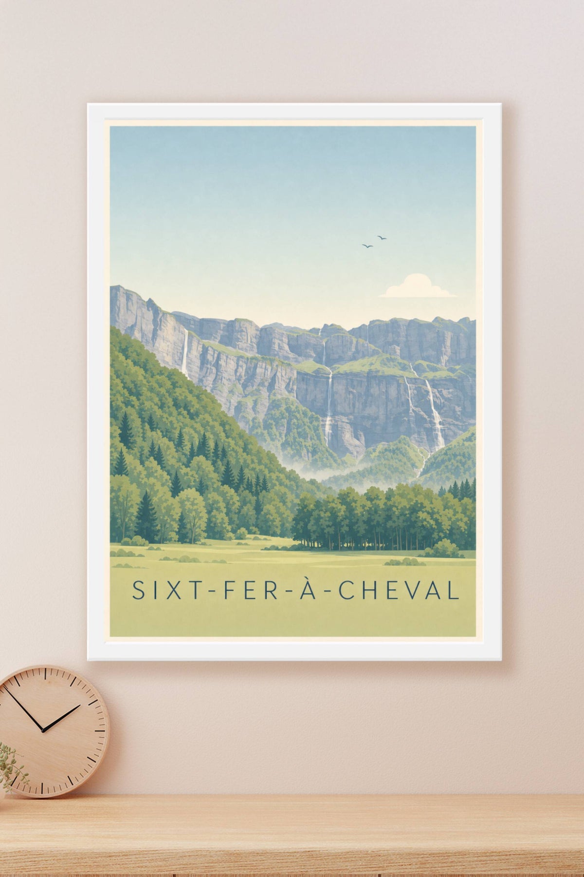 Affiche de Sixt-Fer-à-Cheval, poster du cirque alpin