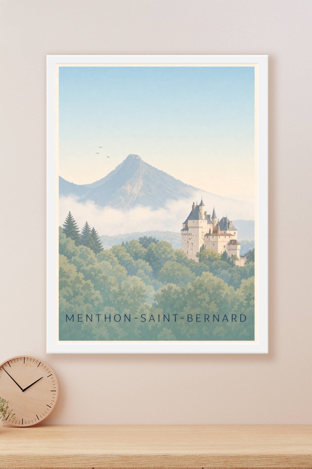 Affiche de Menthon-Saint-Bernard, poster du château