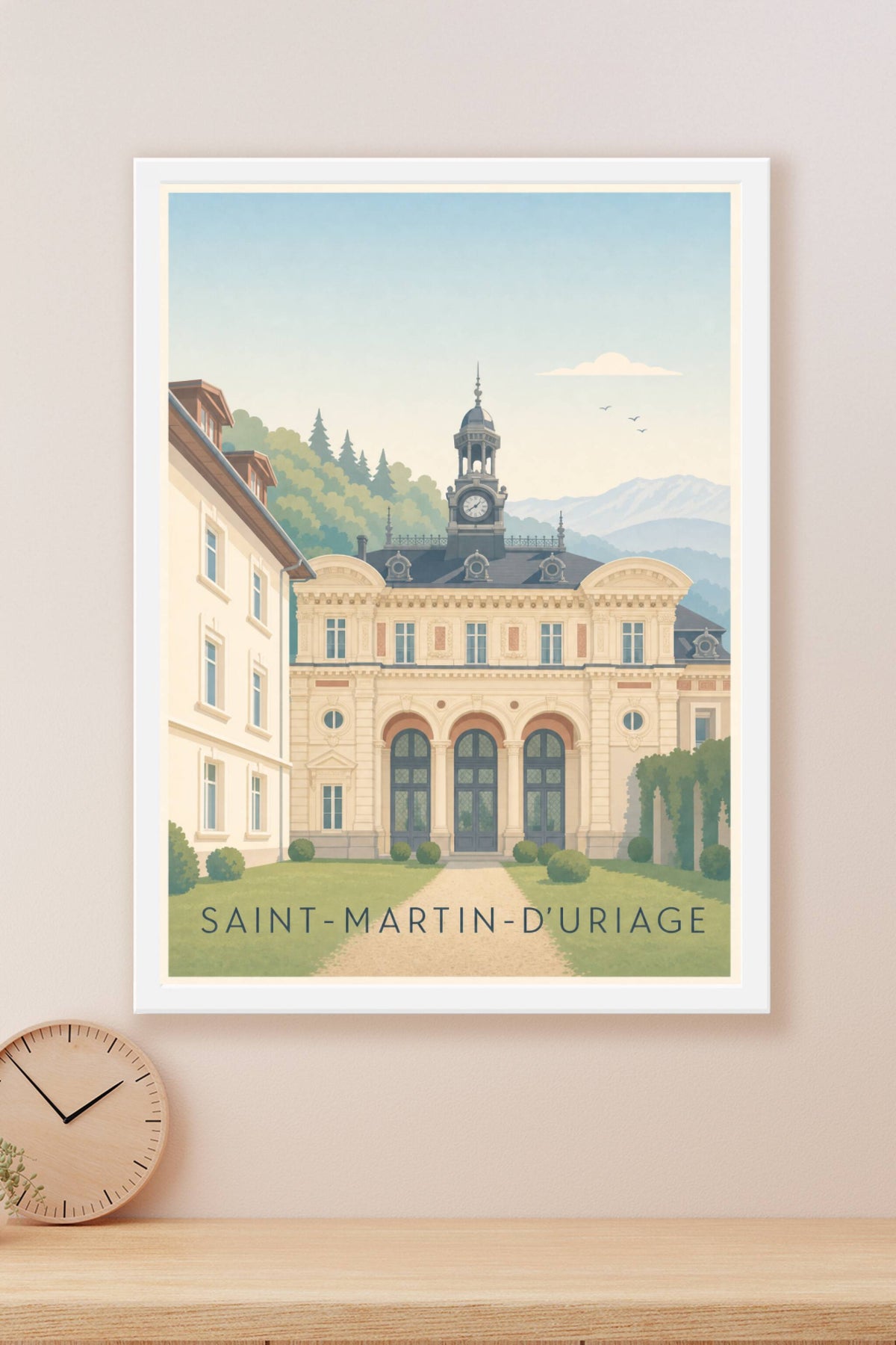 Affiche de Saint-Martin-d'Uriage, poster du casino thermal