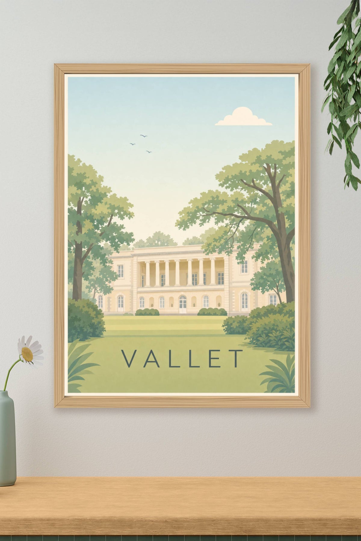 Affiche de Vallet, poster du Château de la Noë