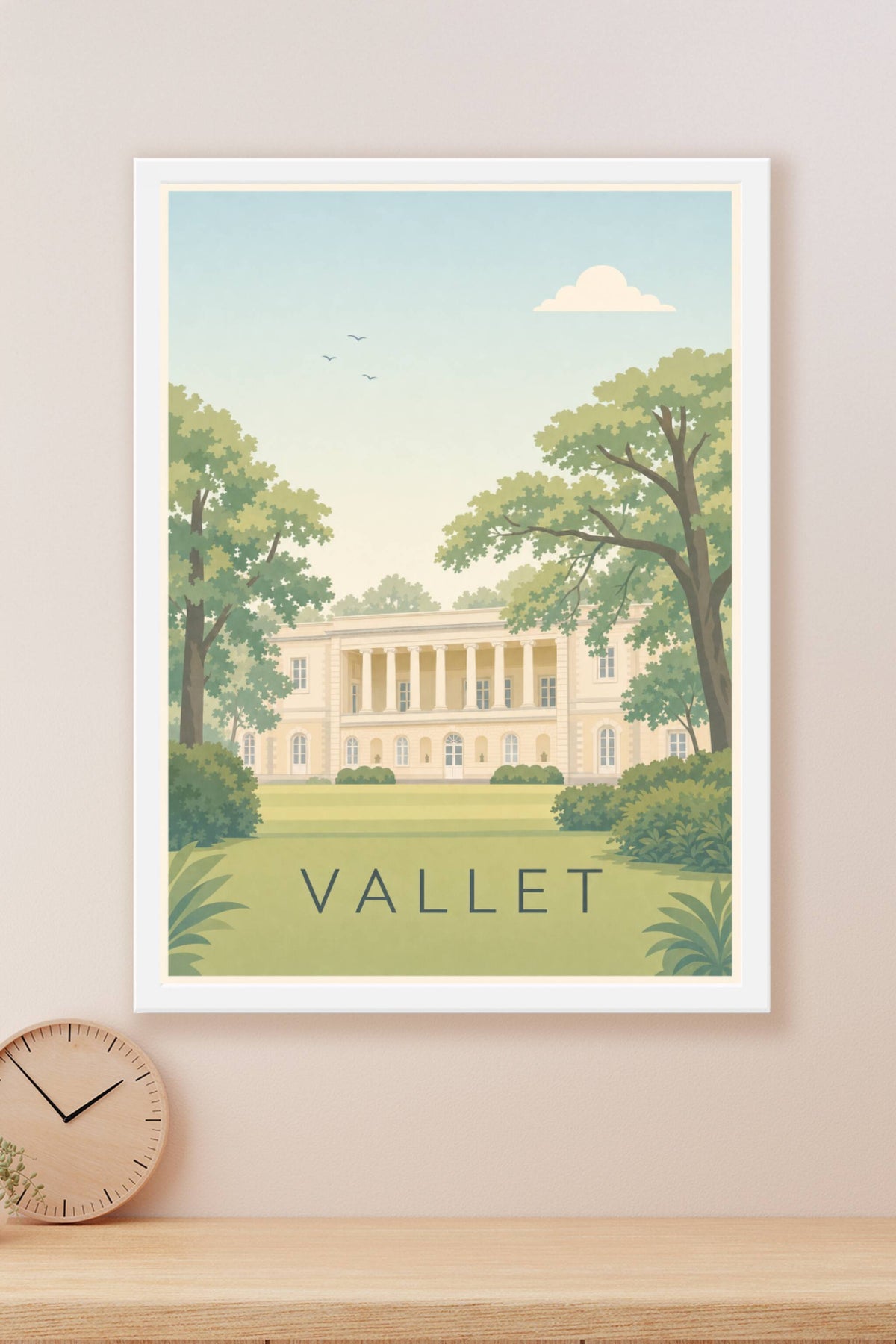 Affiche de Vallet, poster du Château de la Noë