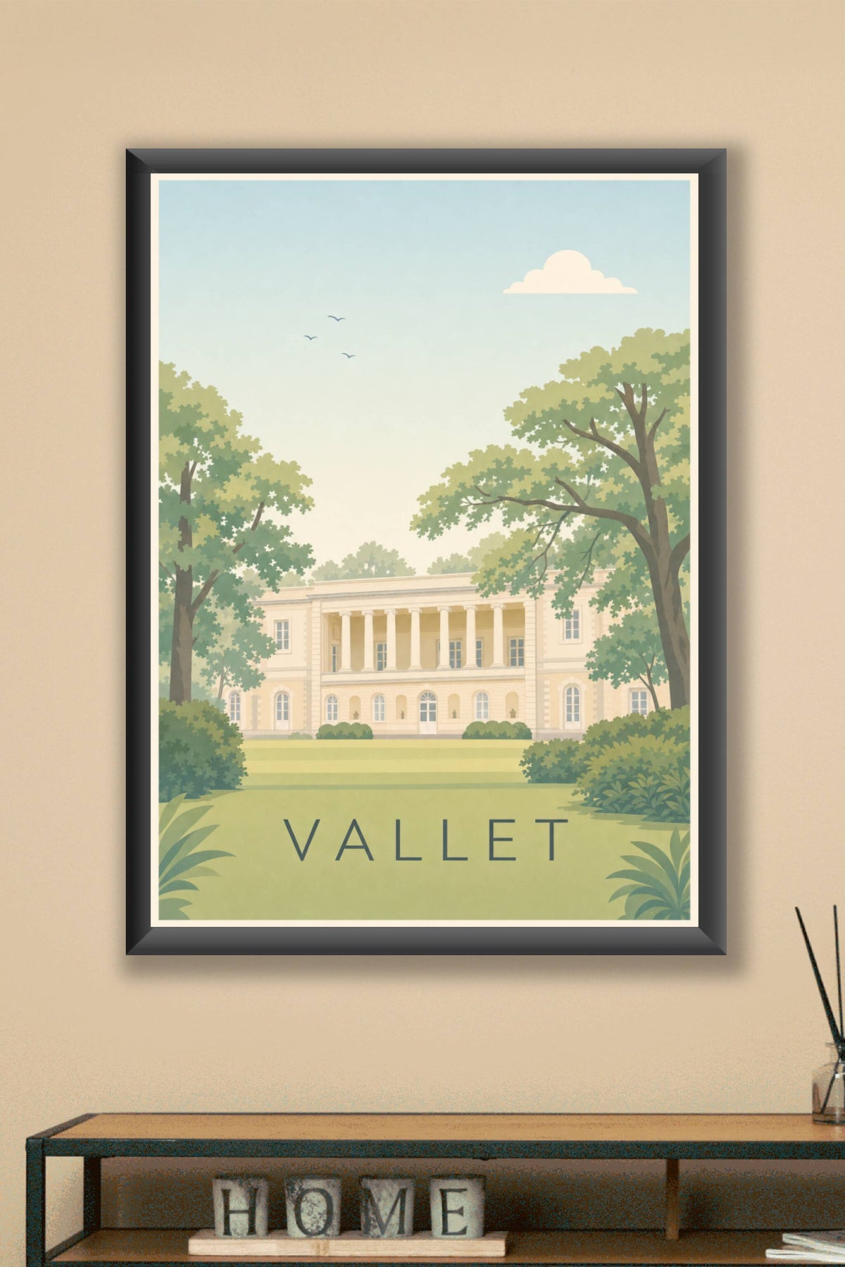 Affiche de Vallet, poster du Château de la Noë