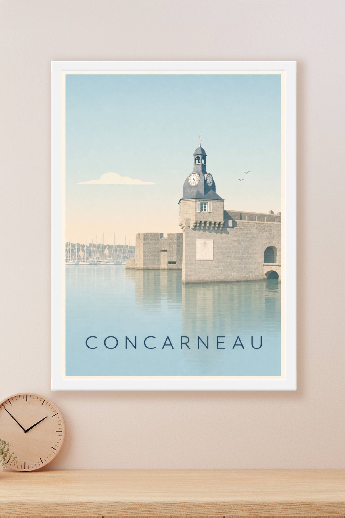 Affiche de Concarneau, poster la Ville Close