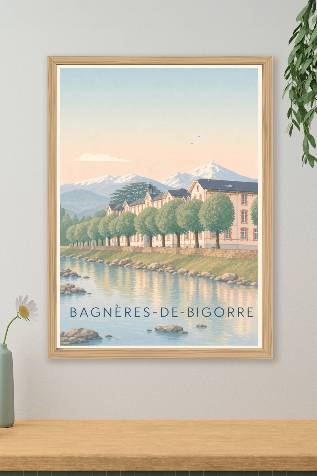 Affiche de Bagnères-de-Bigorre, poster Pic du Midi