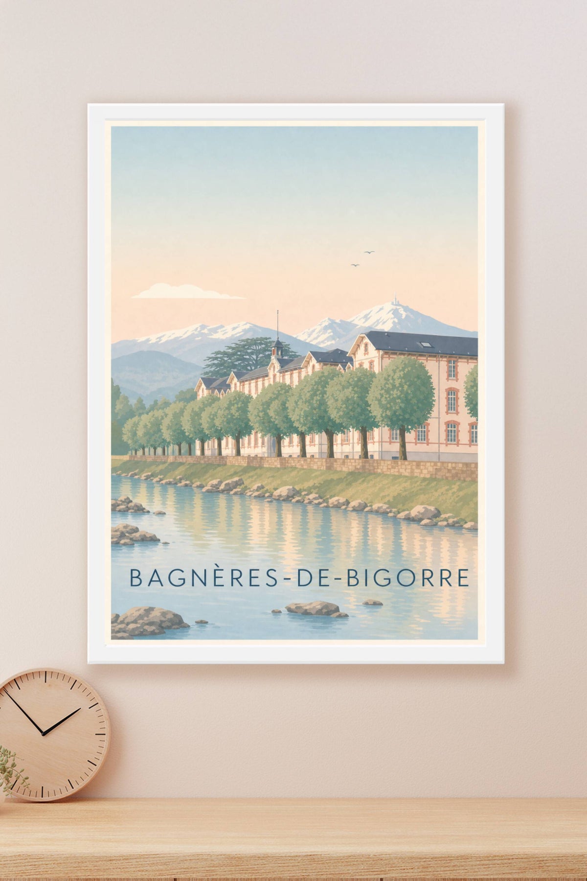 Affiche de Bagnères-de-Bigorre, poster Pic du Midi