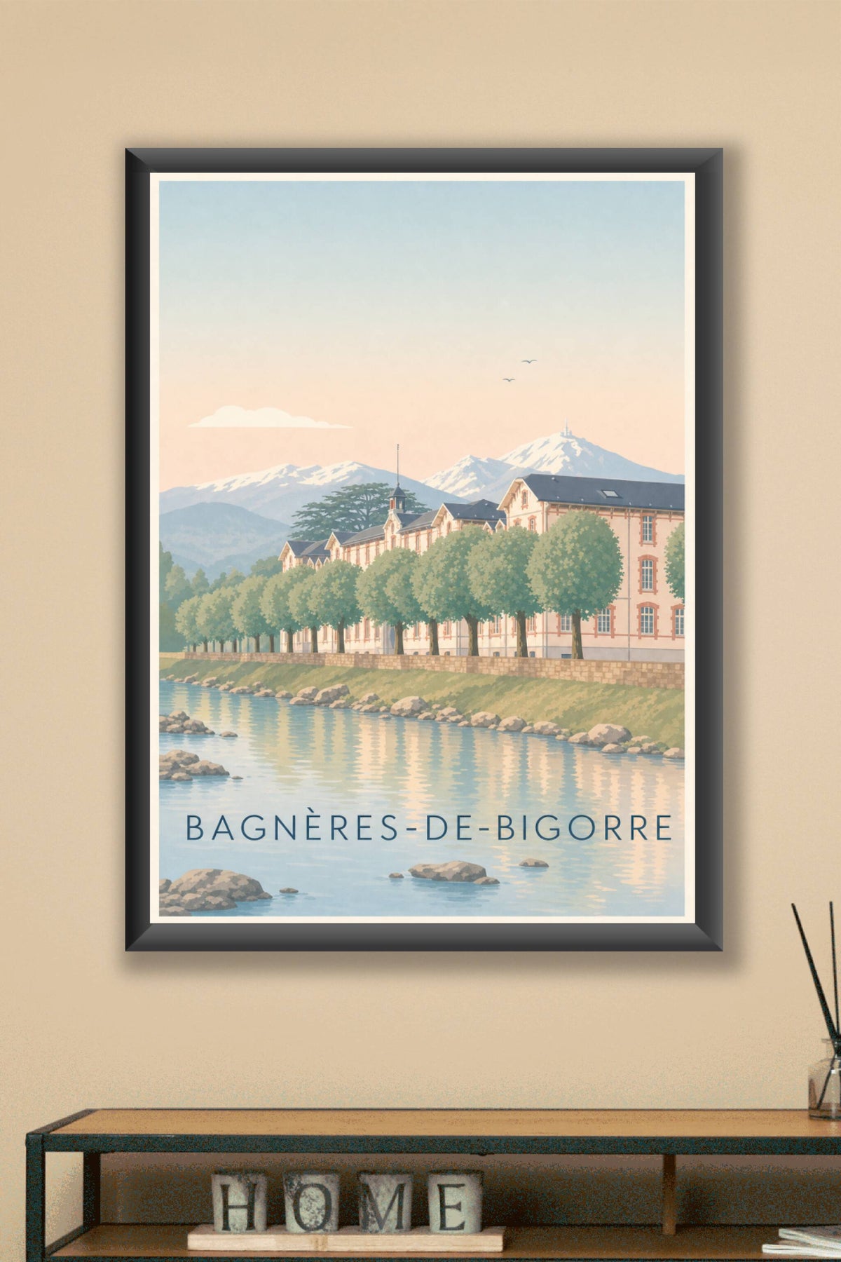Affiche de Bagnères-de-Bigorre, poster Pic du Midi