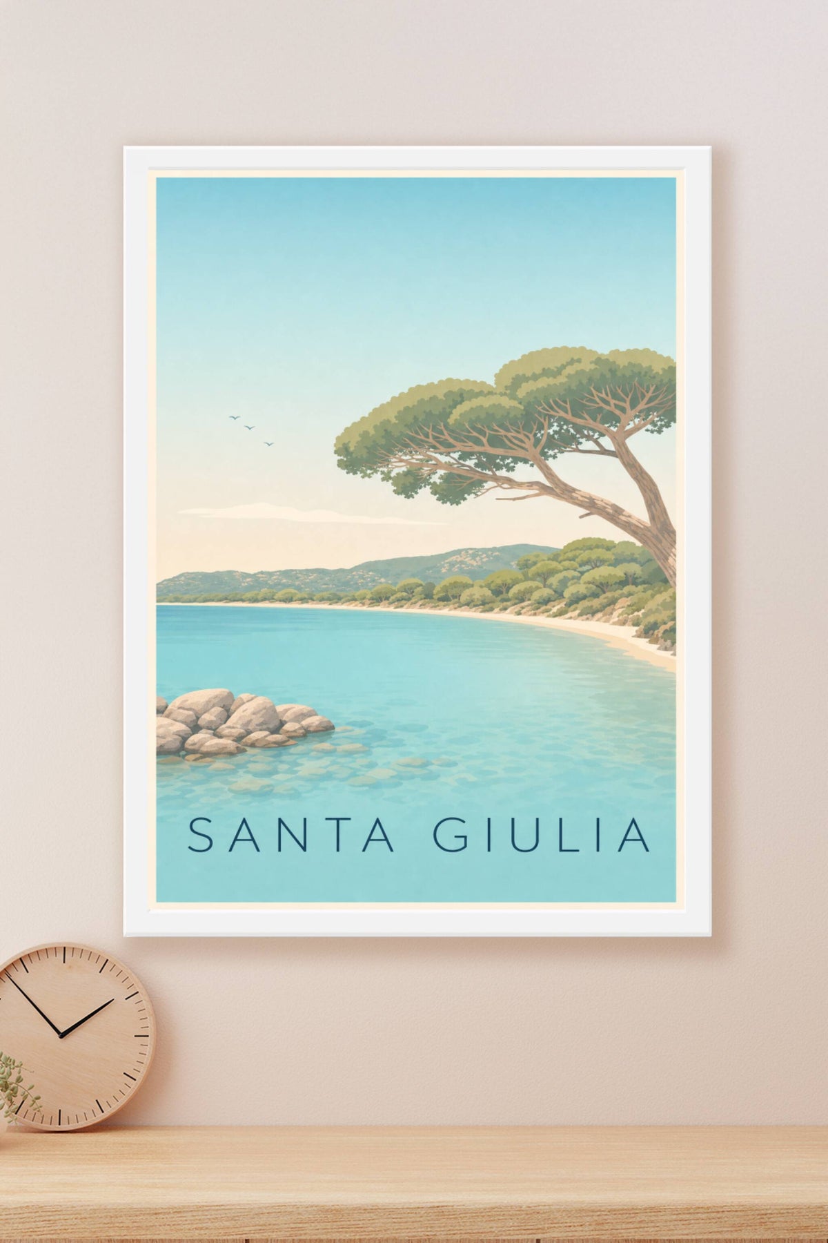 Affiche de Santa Giulia, poster pin parasol