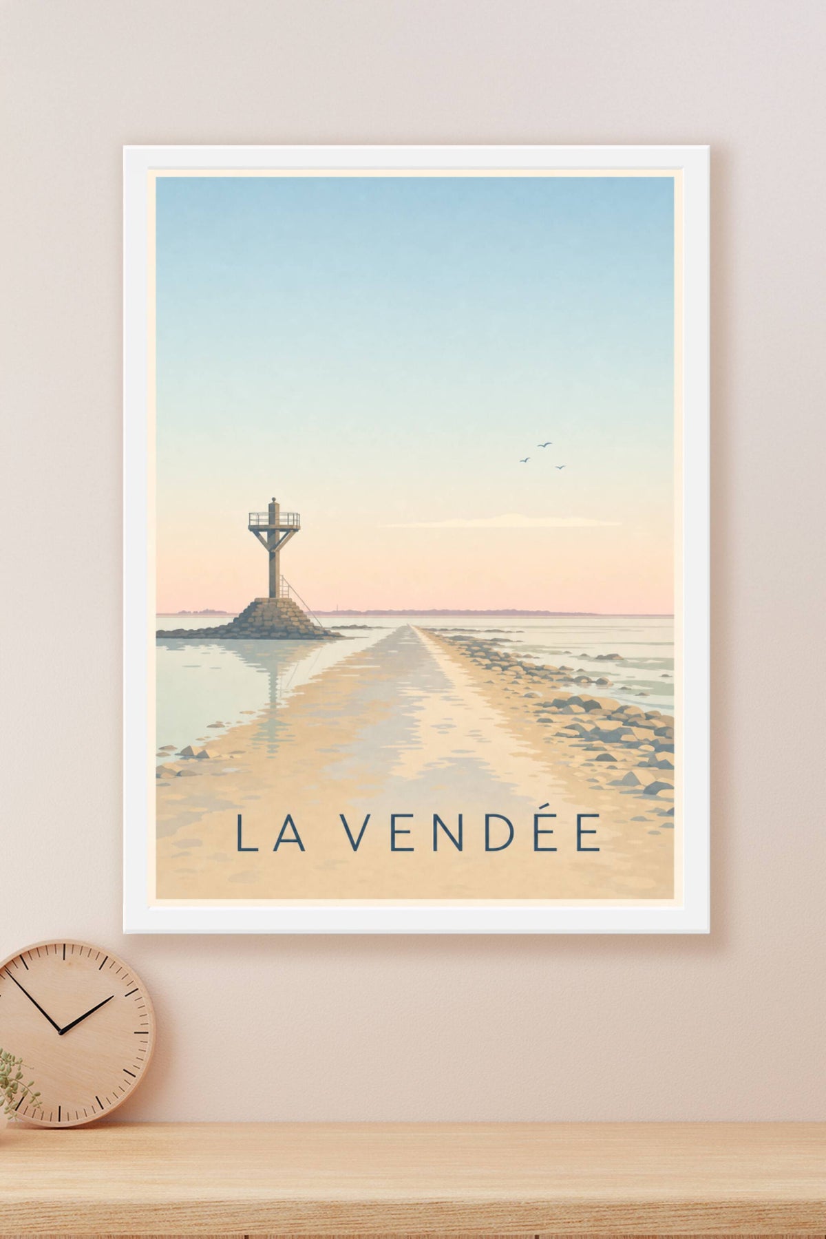 Affiche de la Vendée, poster Passage du Gois