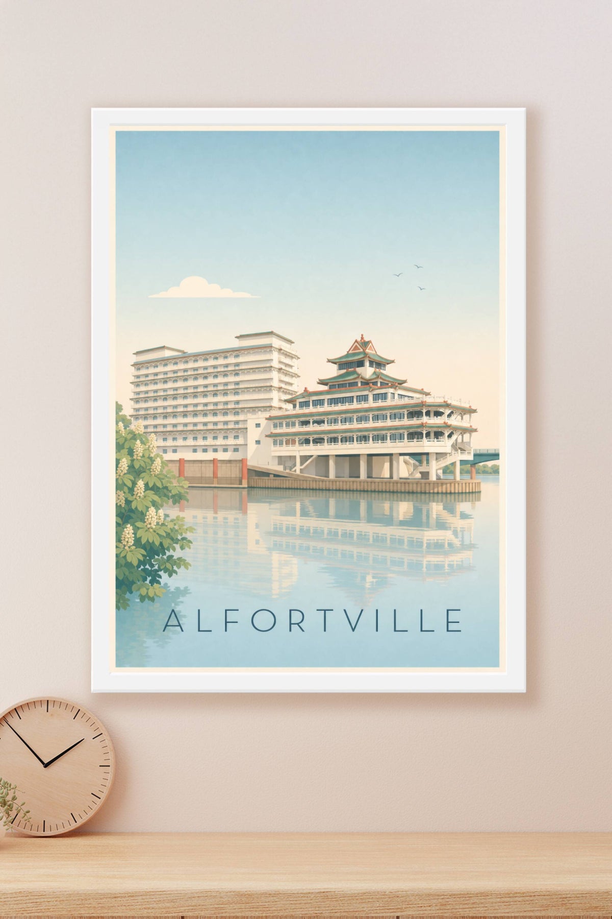 Affiche d'Alfortville, poster Chinagora