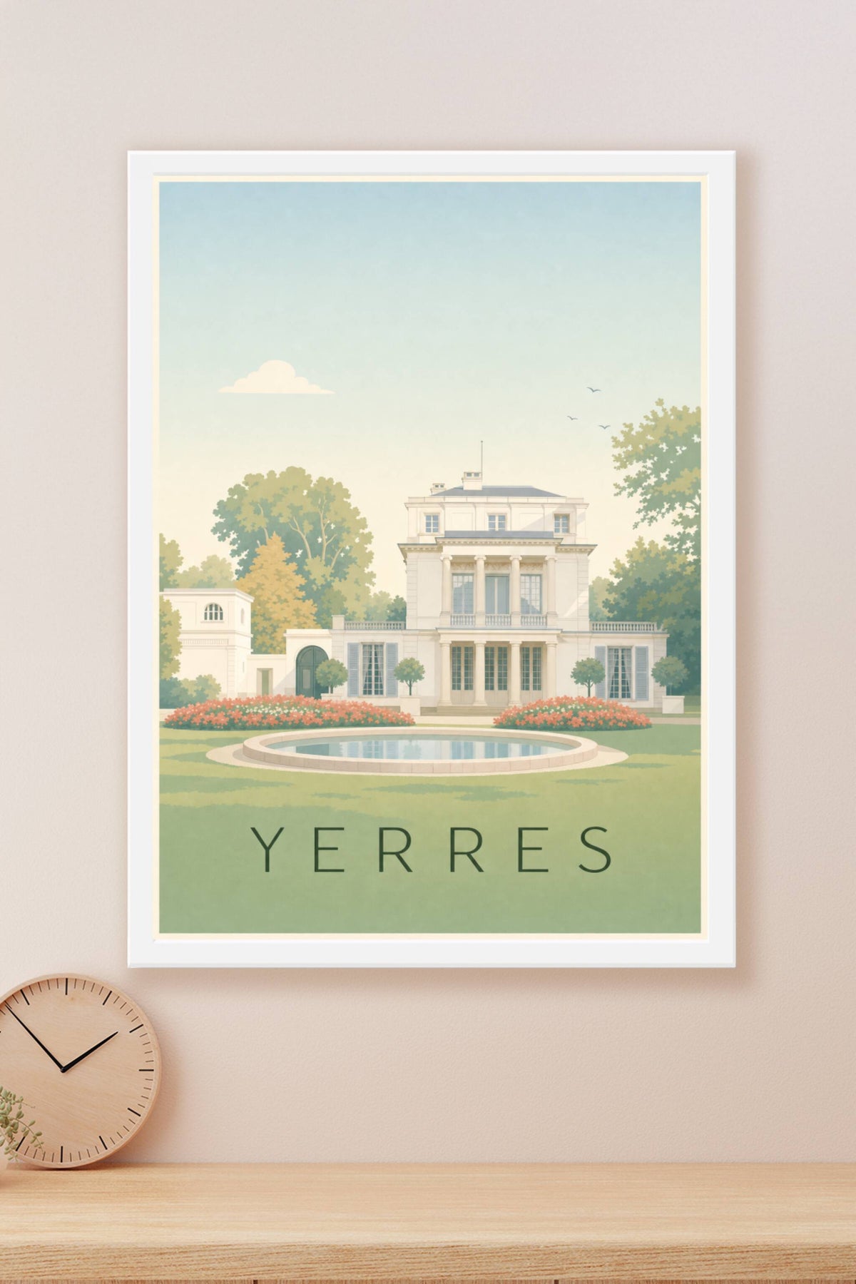 Affiche de Yerres, poster de la Propriété Caillebotte