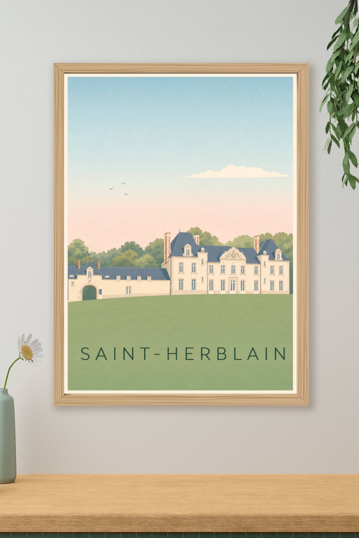 Affiche de Saint-Herblain, le Château de la Gournerie