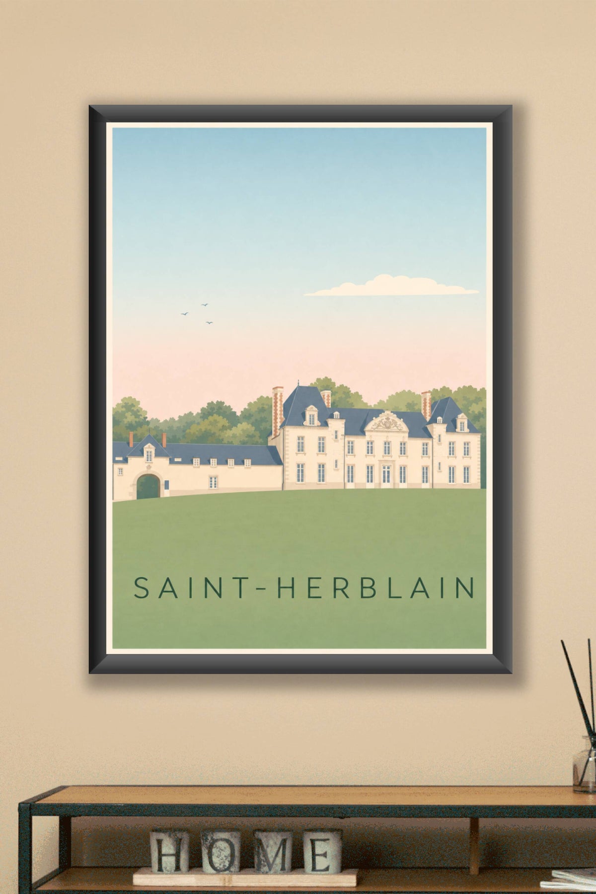 Affiche de Saint-Herblain, le Château de la Gournerie