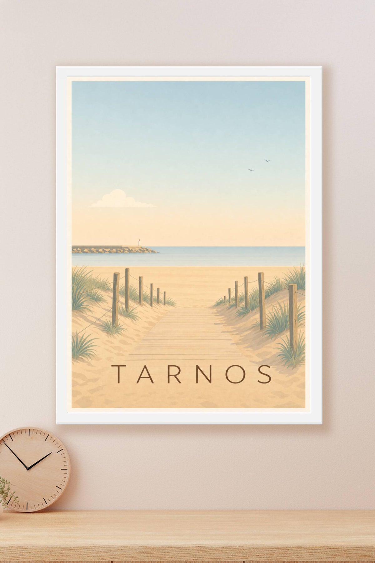 Affiche de Tarnos, poster sentier dunaire