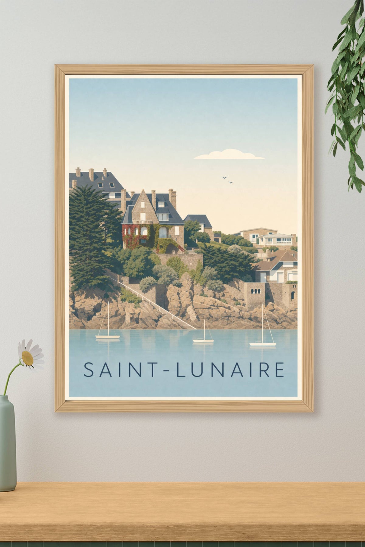 Affiche de Saint-Lunaire, poster du Grand Hôtel