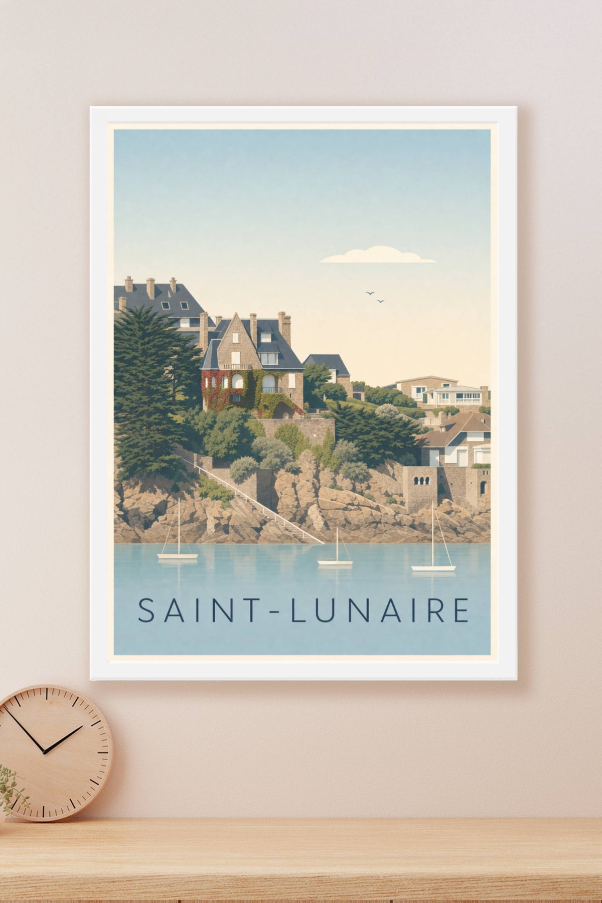 Affiche de Saint-Lunaire, poster du Grand Hôtel