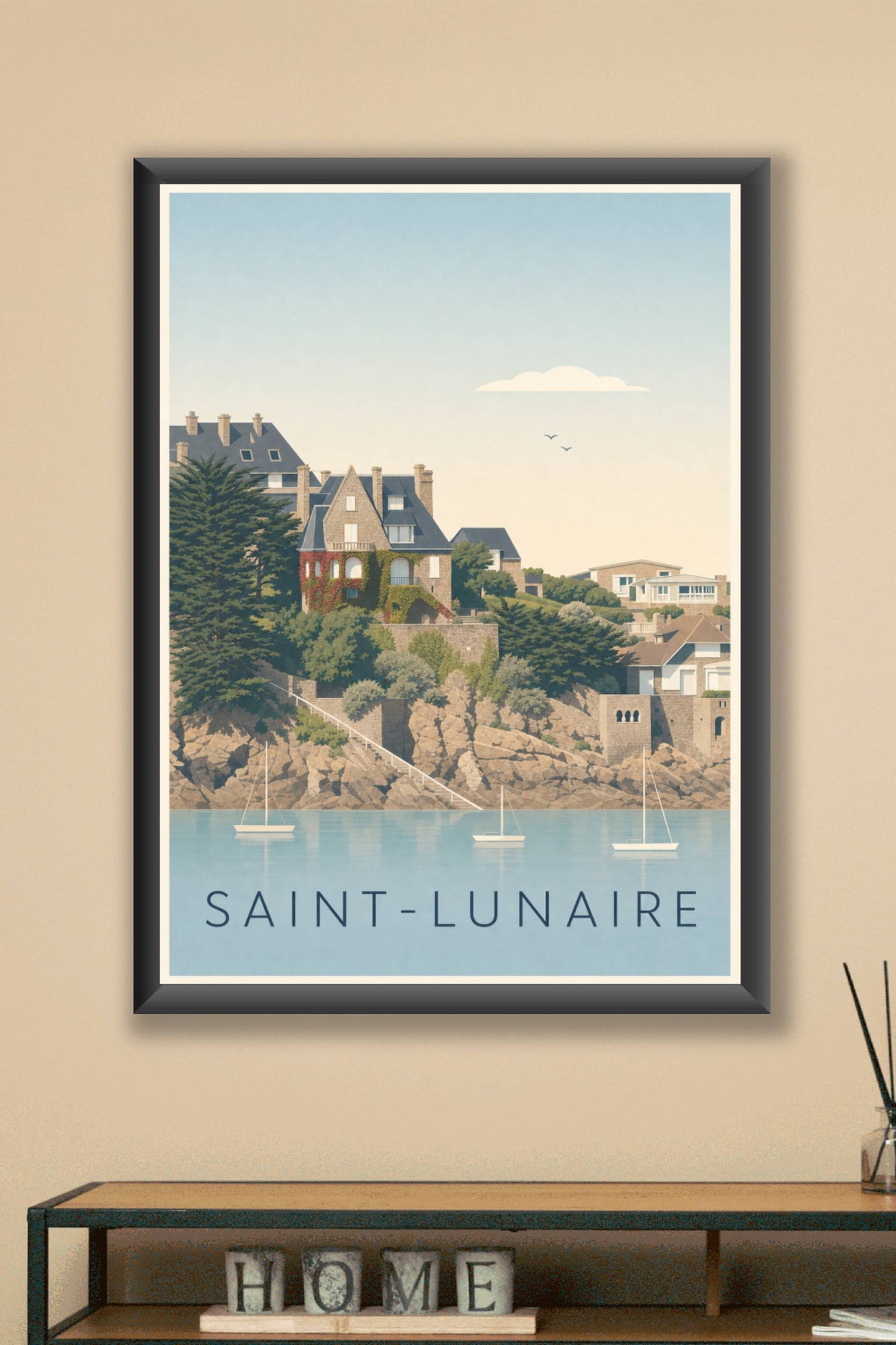 Affiche de Saint-Lunaire, poster du Grand Hôtel