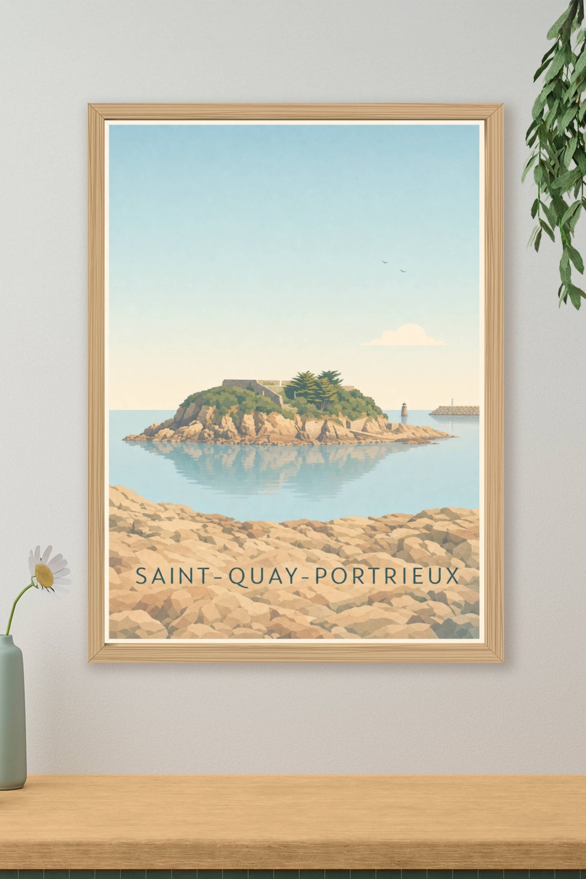 Affiche de Saint-Quay-Portrieux, l'Île de la Comtesse