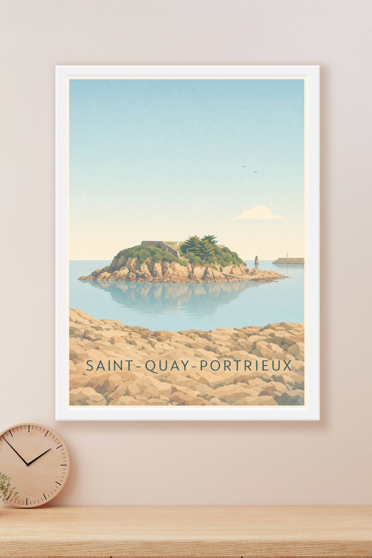 Affiche de Saint-Quay-Portrieux, l'Île de la Comtesse