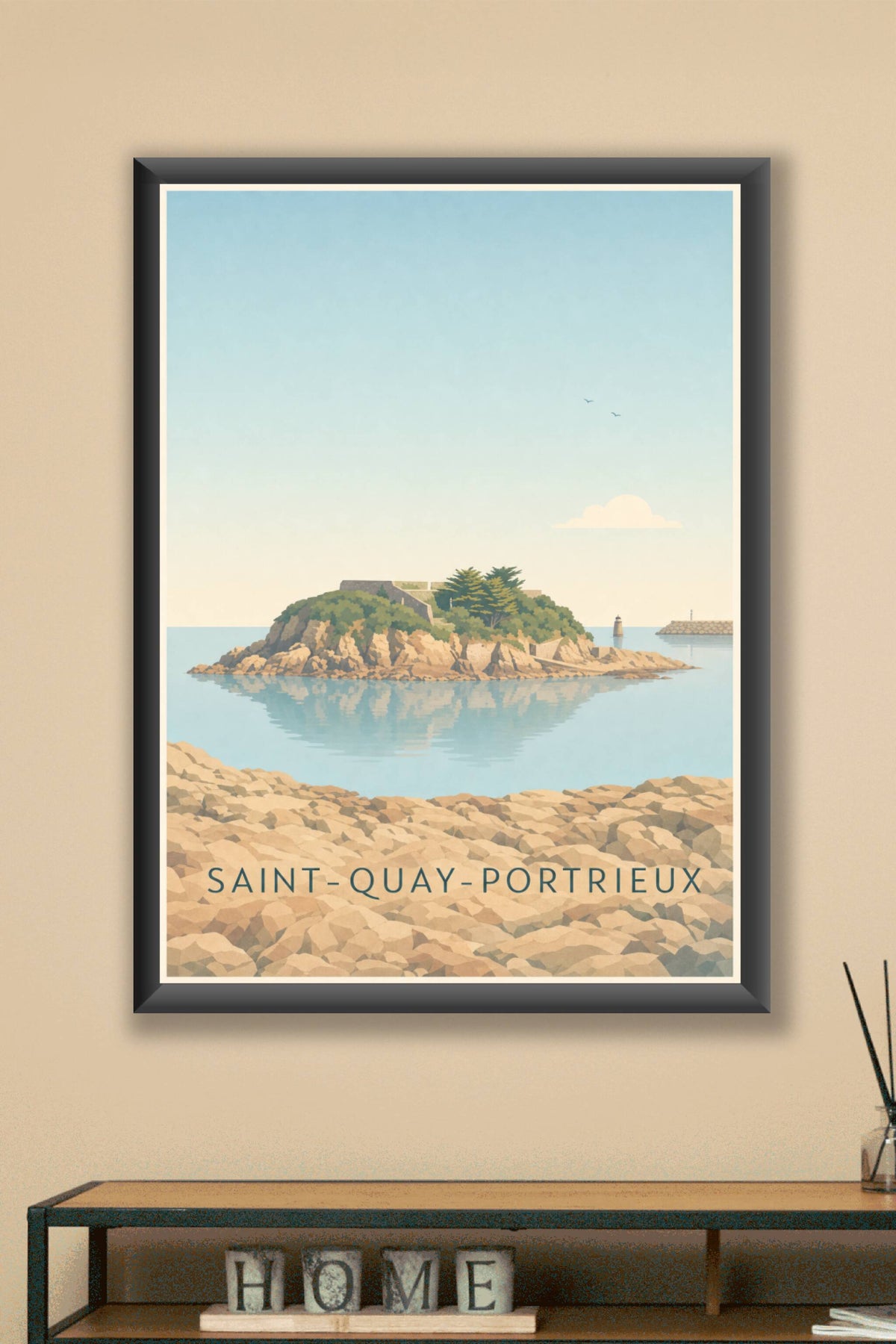Affiche de Saint-Quay-Portrieux, l'Île de la Comtesse