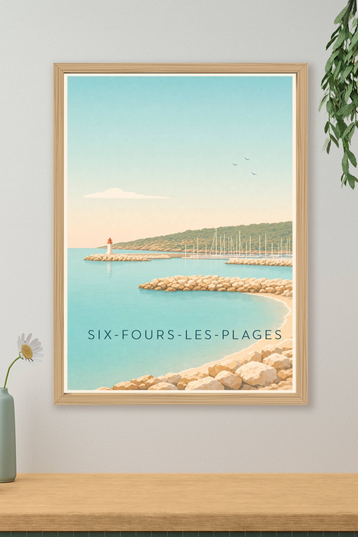 Affiche de Six-Fours-les-Plages, Port de la Coudoulière